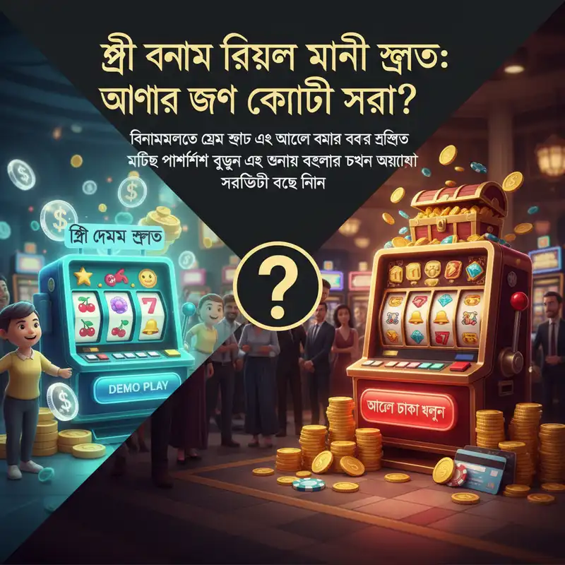 ফ্রি বনাম রিয়েল মানি স্লটস